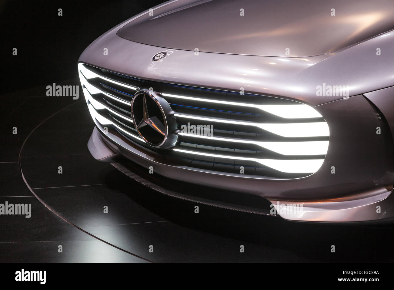 Mercedes-Benz Concept IAA (intelligente aerodynamische Automobile) auf der IAA Internationale Automobilausstellung 2015 Stockfoto