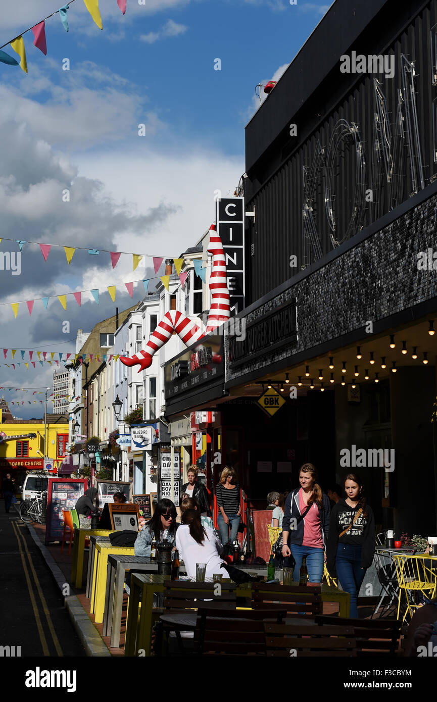 Brighton East Sussex UK - die Komedia und Herzöge Kino in Gardner Street Stockfoto