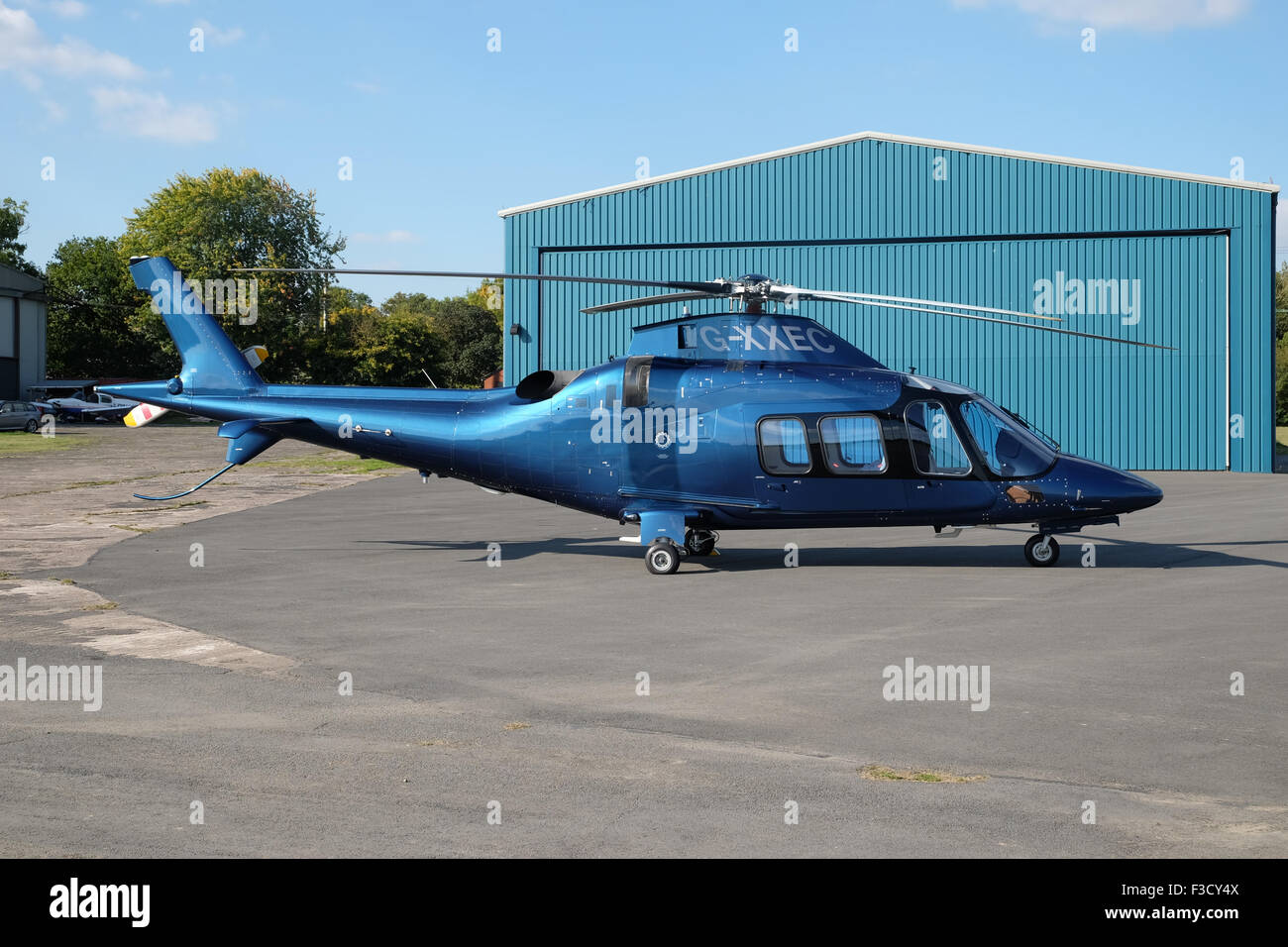 Agusta A109S betrieben von The Queens Helikopterflug registriert G-XXEC-durch das Königshaus im Sommer 2014 Übernahme Stockfoto