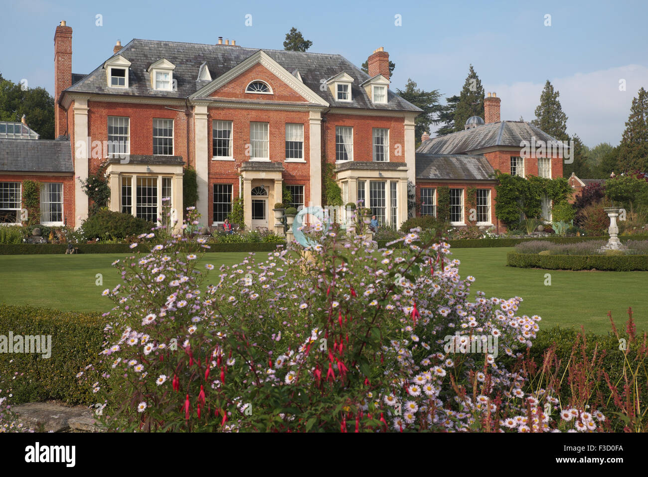 Almeley Herefordshire UK das grand Newport-Haus und Garten Stockfoto