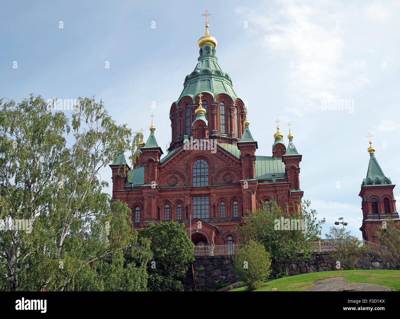 Östliche orthodoxe Kathedrale, Helsinki, Finnland. Stockfoto