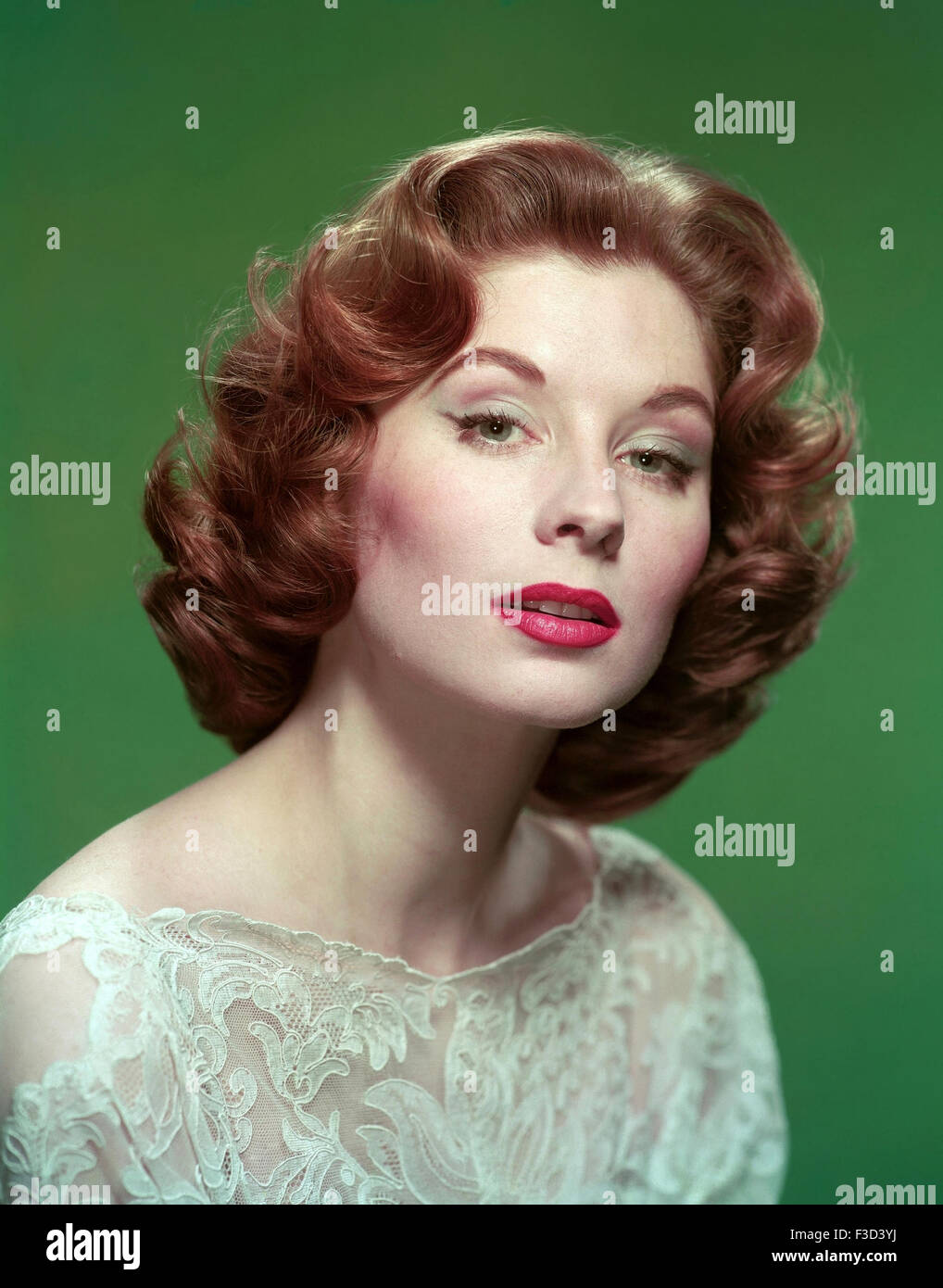 SUZY PARKER (1932-2003) US-Modell und Schauspielerin im Jahr 1958 Stockfoto