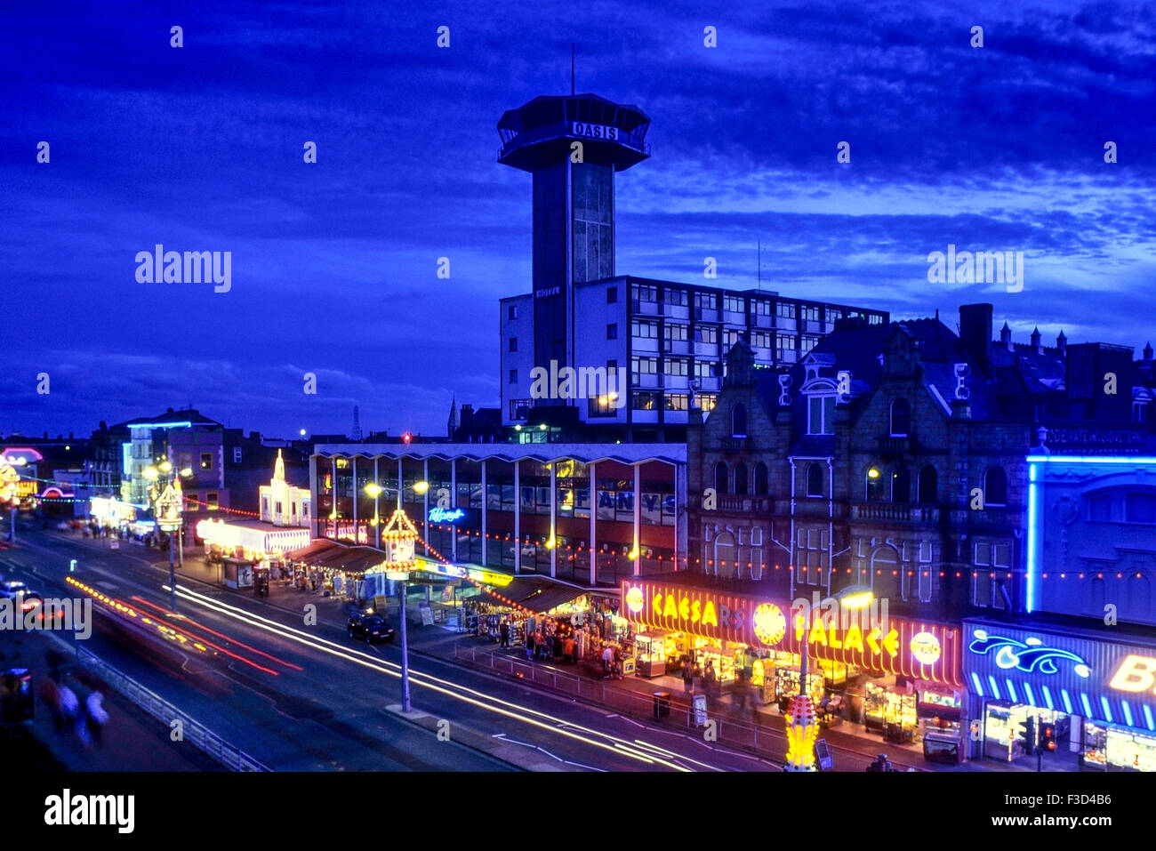 Die goldene Meile bei Great Yarmouth. Norfolk. England. UK Stockfoto