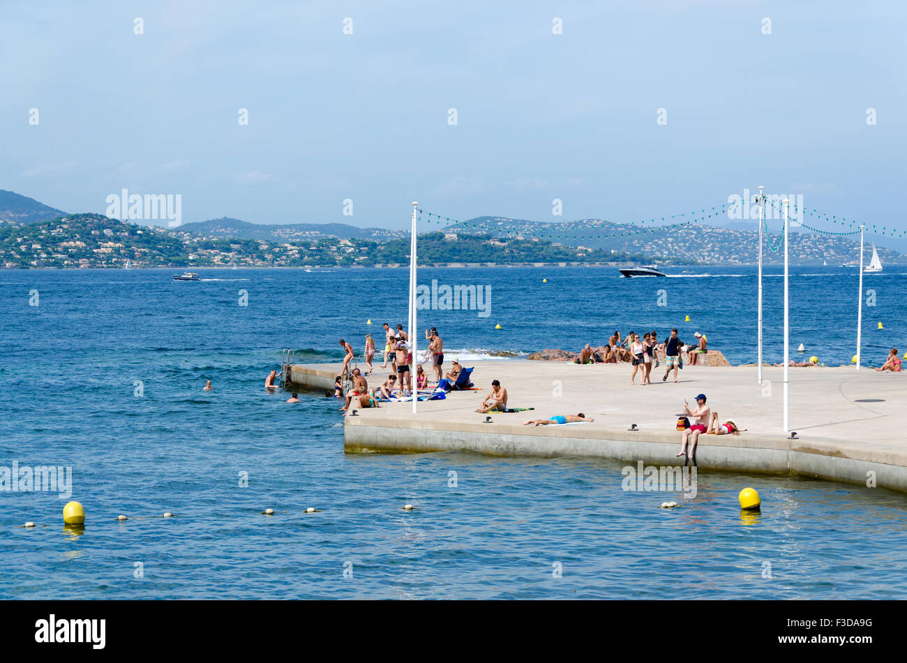 La Ponche bei Saint-Tropez Stockfoto
