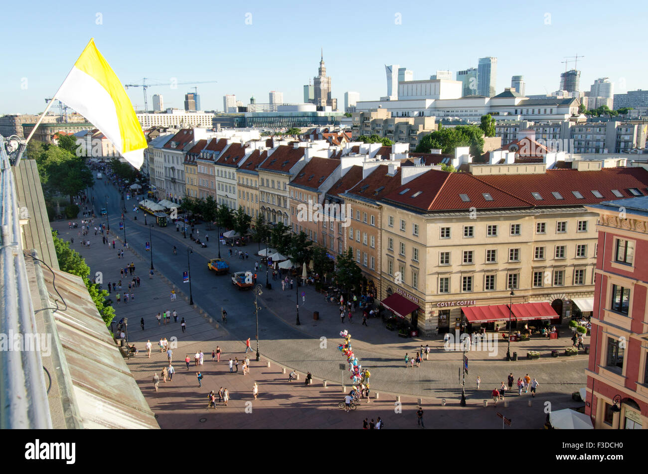 Erhöhten Blick auf Altstadt Stockfoto