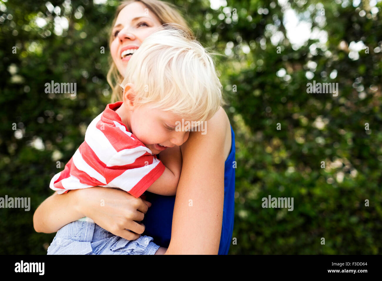 Mutter und Sohn (2-3) Stockfoto