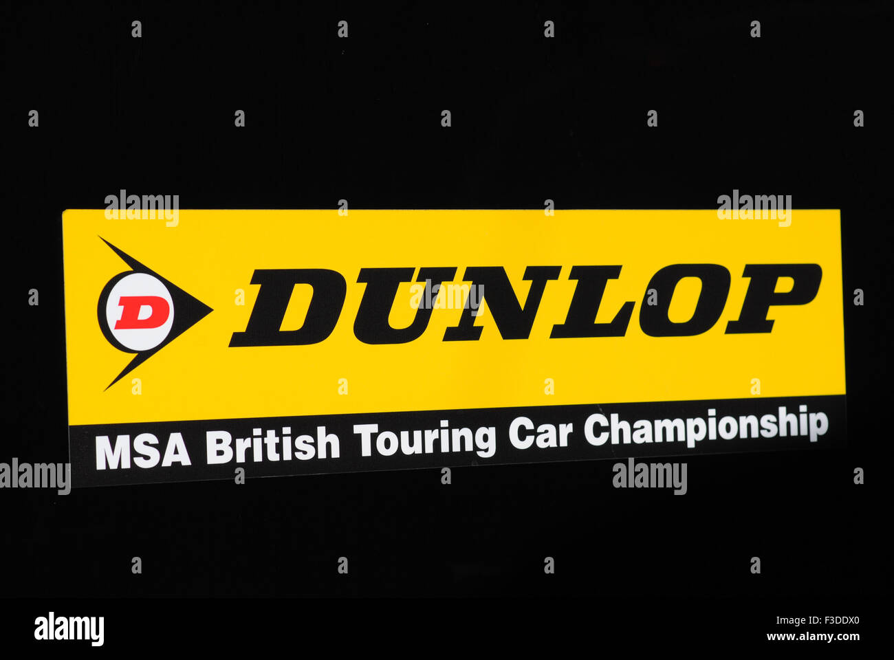 Dunlop-Logo Motorsport Stockfoto