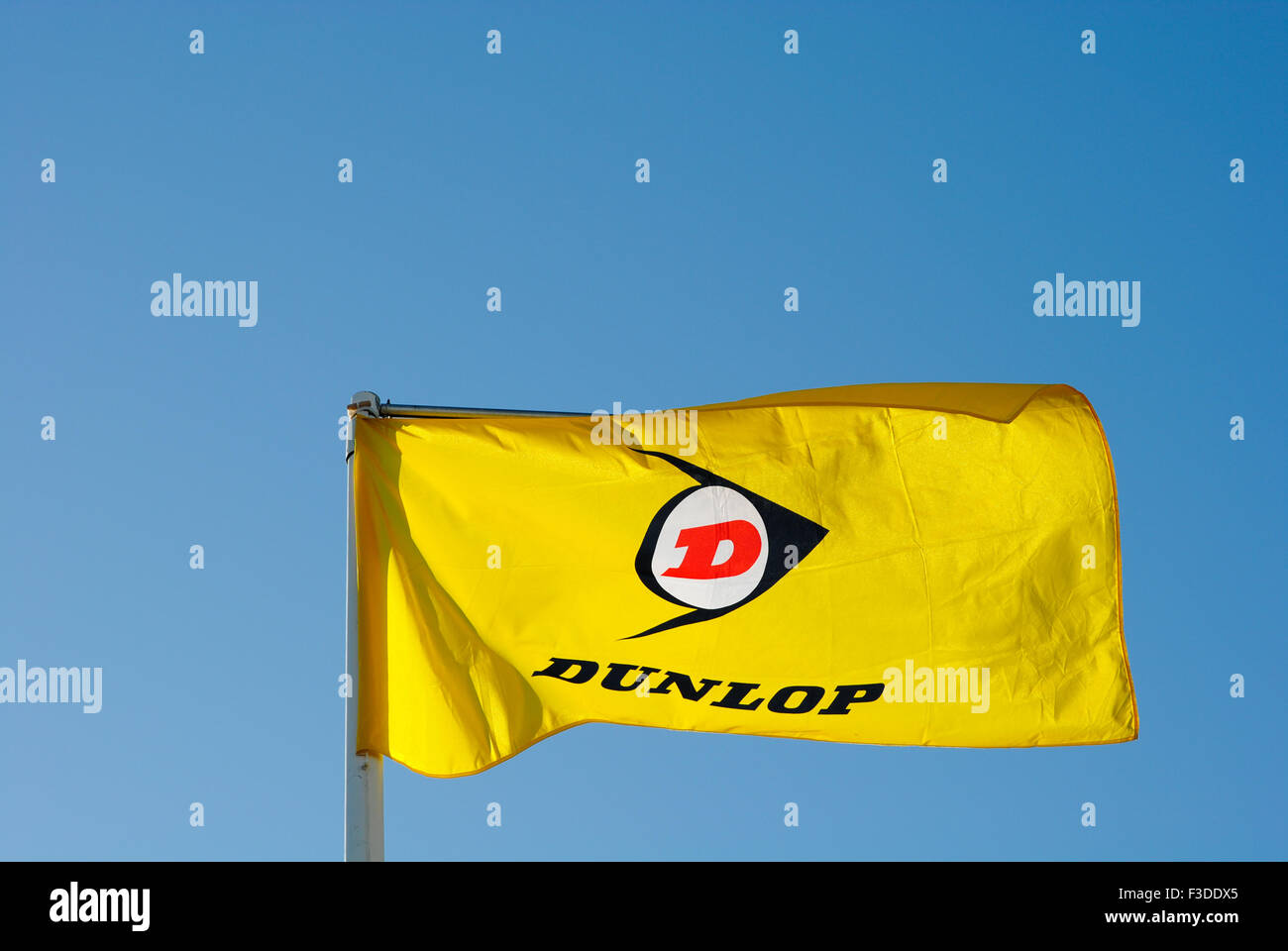 Dunlop Flagge logo Stockfoto