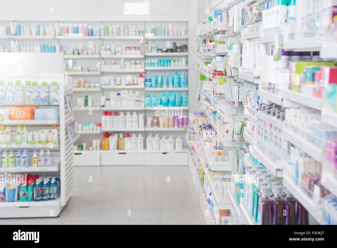 Apotheke-Interieur Stockfoto