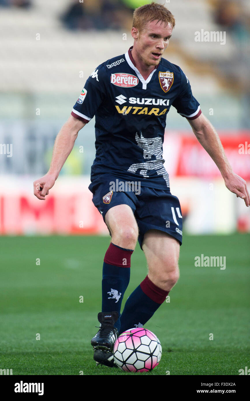 Modena, Italien. 3. Oktober 2015. Alessandro Gazzi (Torino) / Fußball: Italienische "Serie A" match zwischen Carpi FC 2: 1-Torino FC im Stadio Alberto Braglia, in Modena, Italien. © Maurizio Borsari/AFLO/Alamy Live-Nachrichten Stockfoto