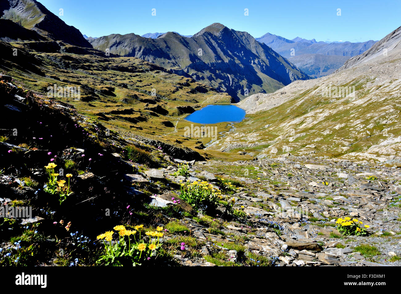 Berg Lake Foréant, Französische Alpen, Frankreich Stockfoto
