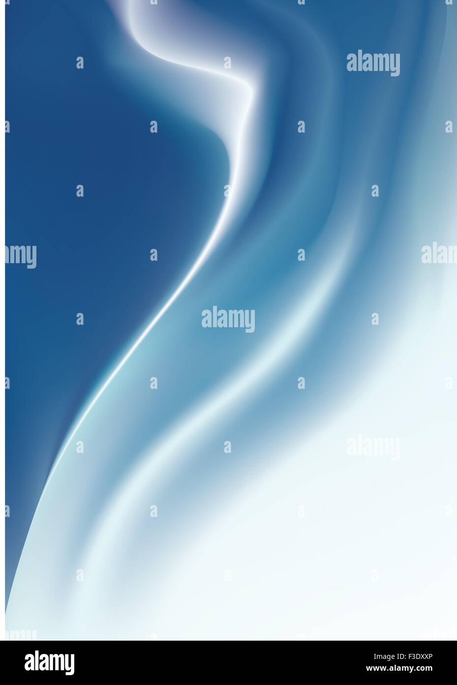 Corporate Business Vorlagenhintergrund (Blue Wave-Design) Stock Vektor