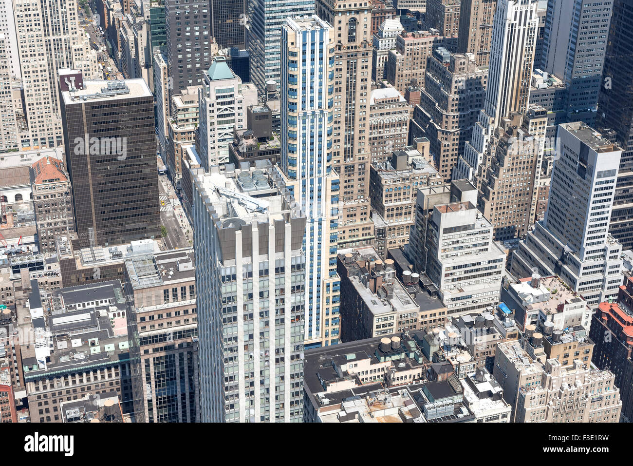 Luftaufnahme von Manhattan, New York, USA. Stockfoto