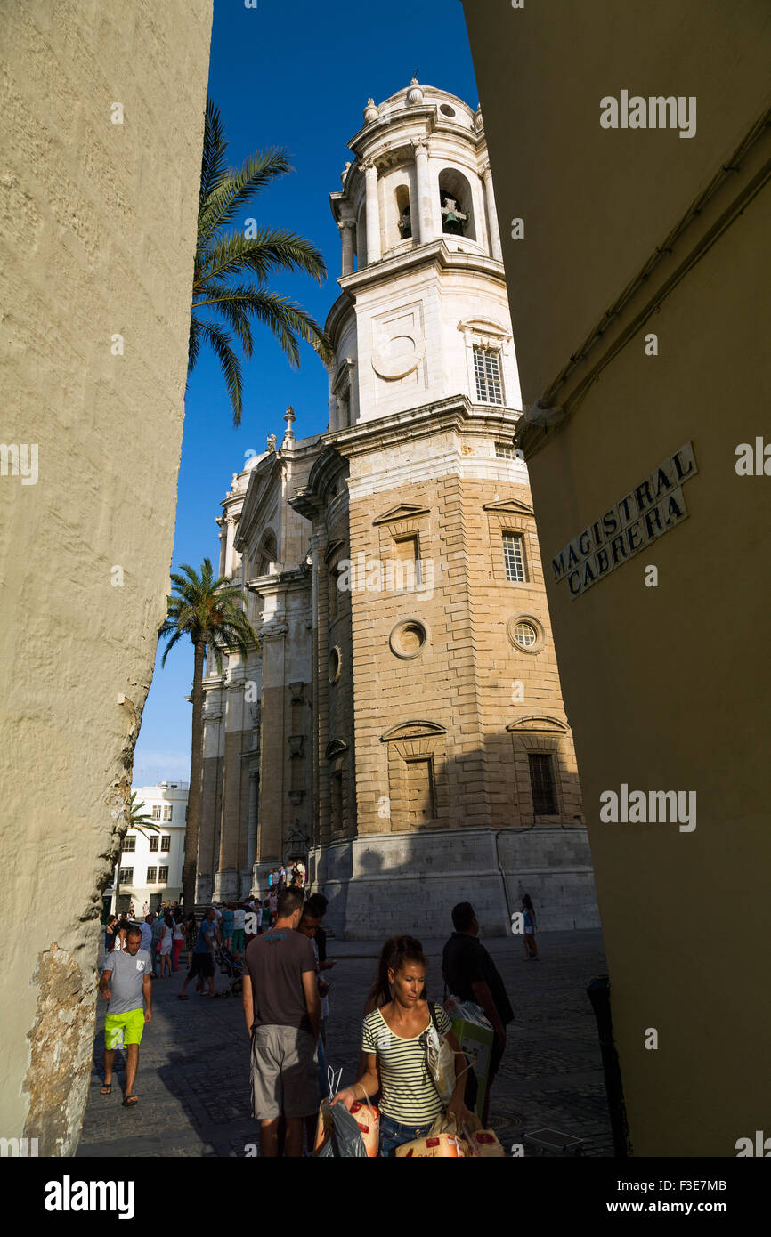 Kathedrale von Cadiz Andalusien Spanien Stockfoto