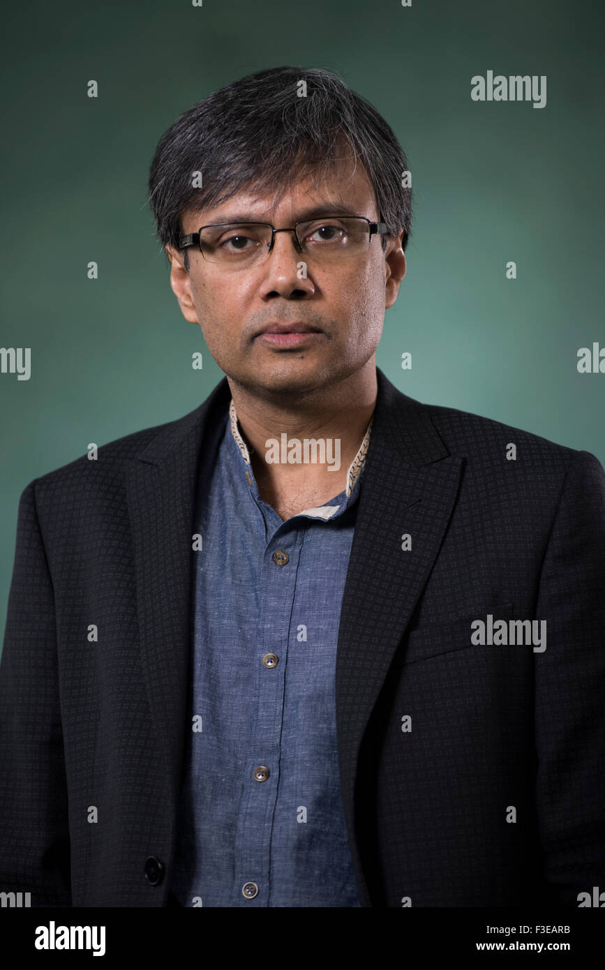 Indische englische Autor und akademischen Amit Chaudhuri. Stockfoto