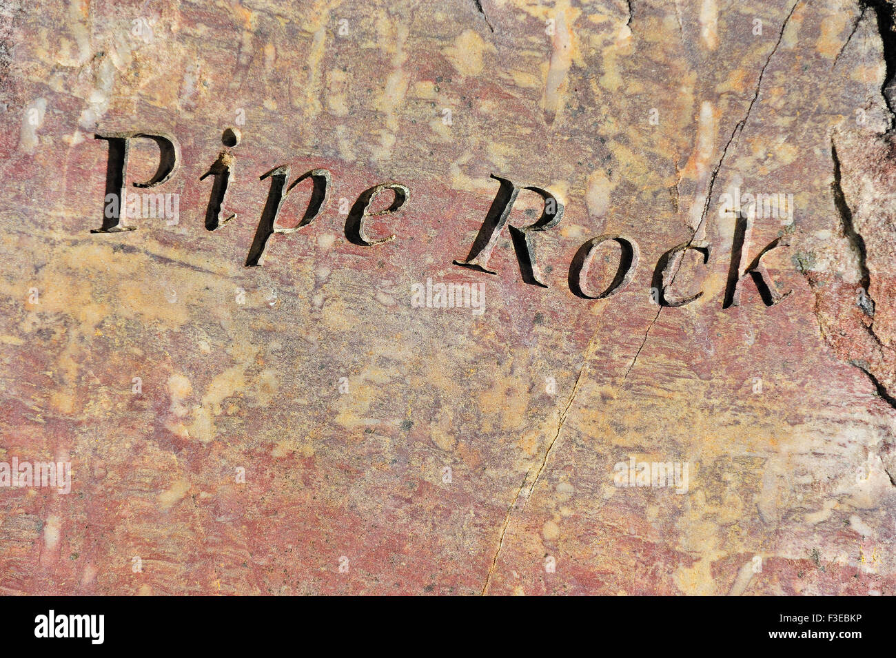 Pipe Rock Fragment, ein Teil des Puzzles Knockan am Knockan Crag National Nature Reserve, Highlands, Schottland Stockfoto