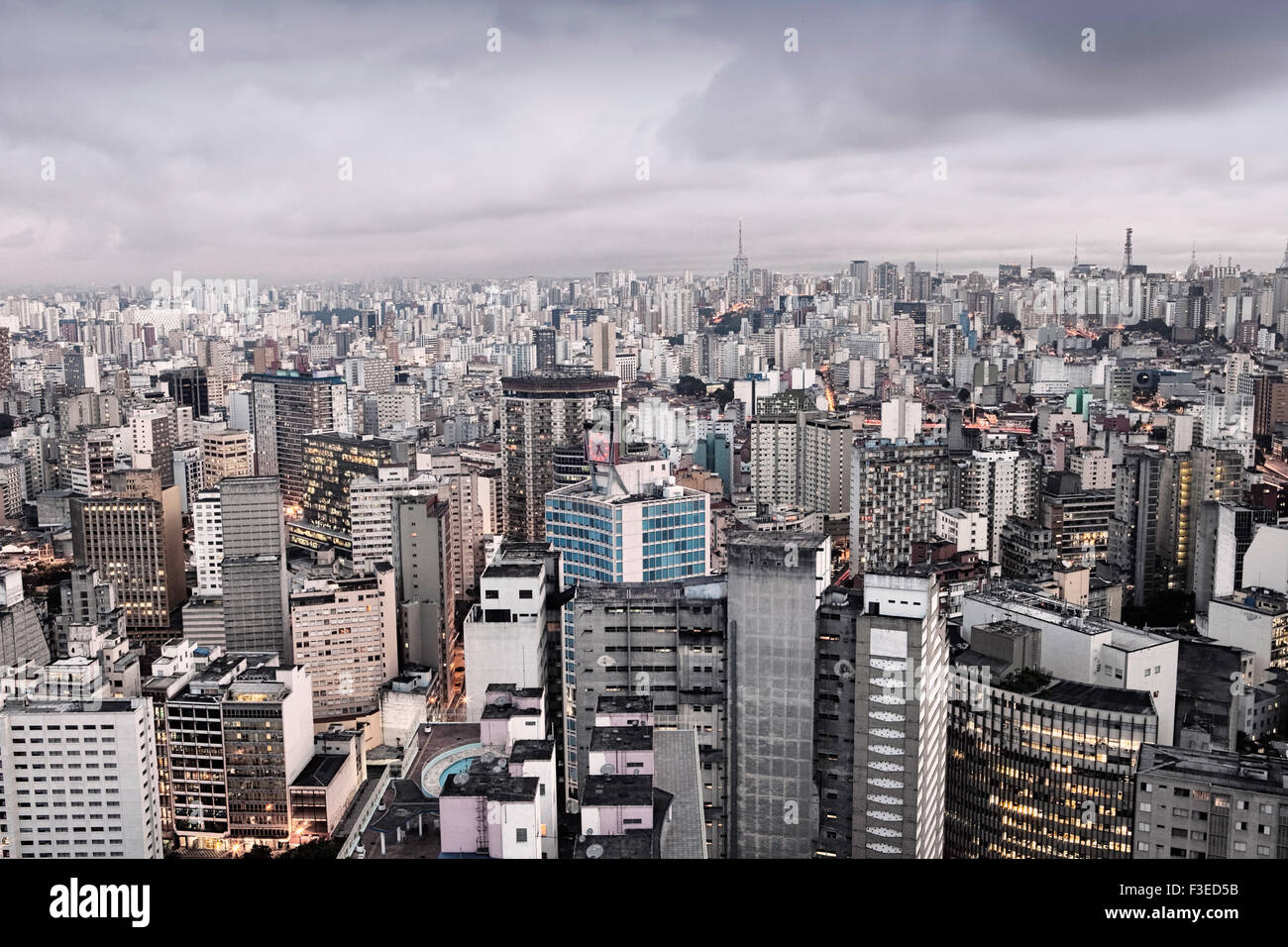 Skyline in der Innenstadt von Sao Paulo Stockfoto