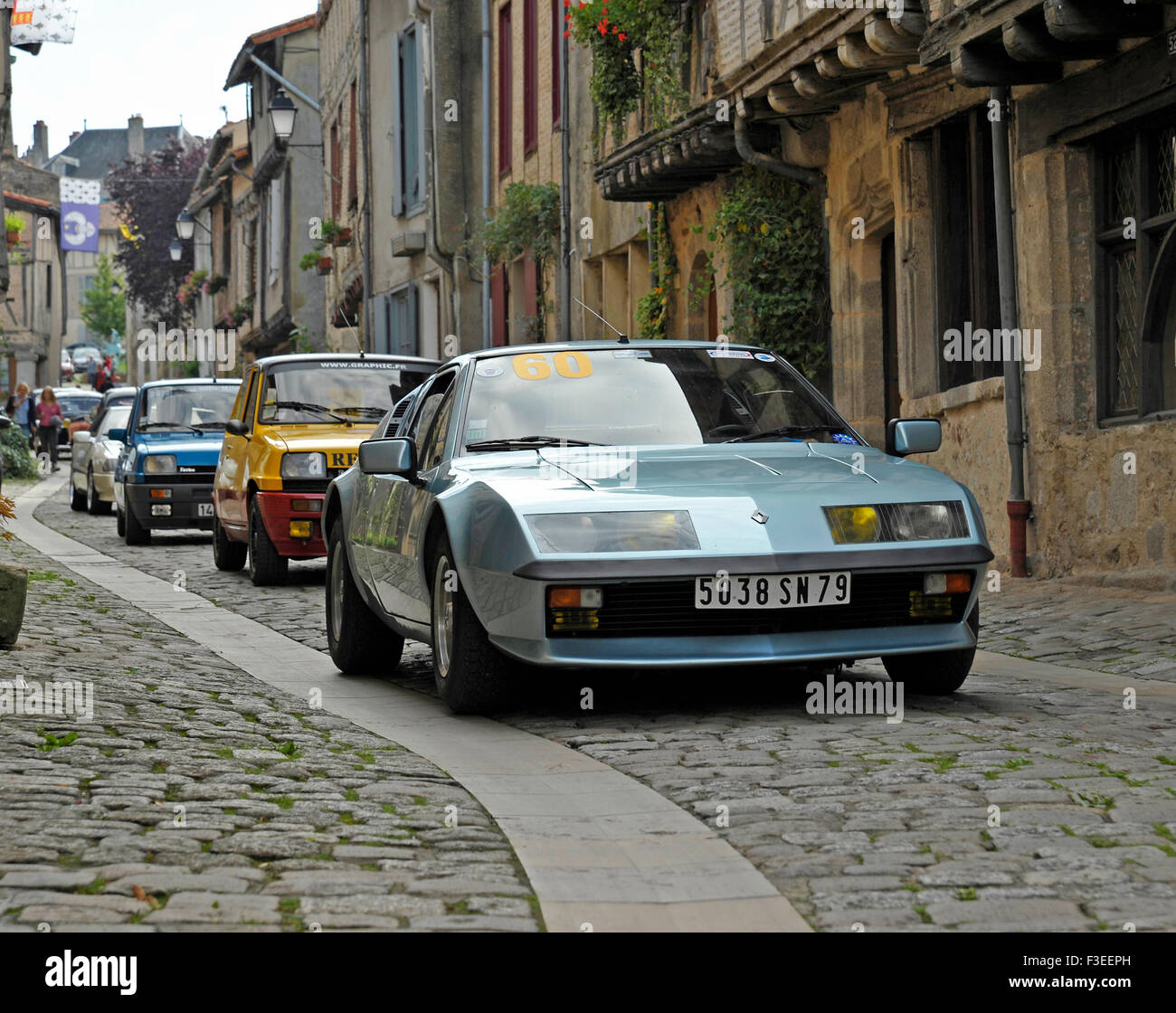 Renault Alpine klassische französische Sportwagen Stockfoto