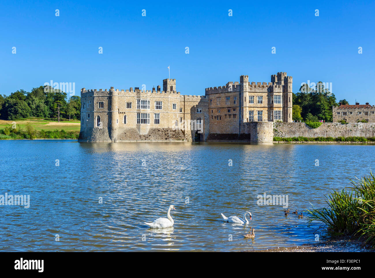 Leeds Castle, in der Nähe von Maidstone, Kent, England, UK Stockfoto