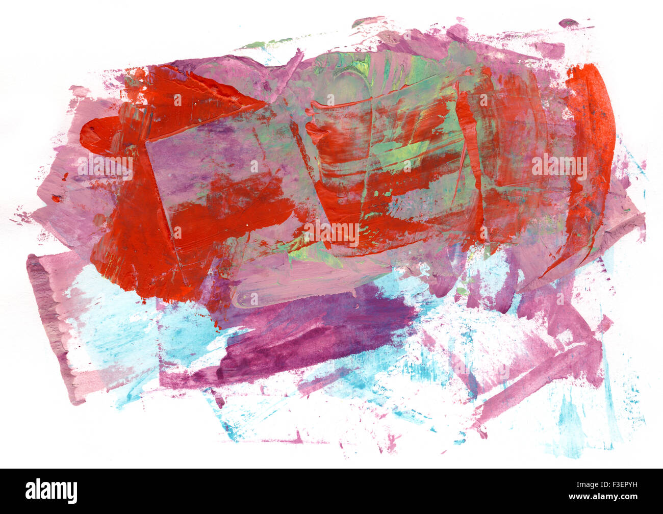 Moderne abstrakte Gemälde zeitgenössischer bildender Kunst Leinwand Hintergrund oder Textur. Aquarell Öl und Acryl-Gemälde Artwork für kreative grafische Gestaltung Stockfoto