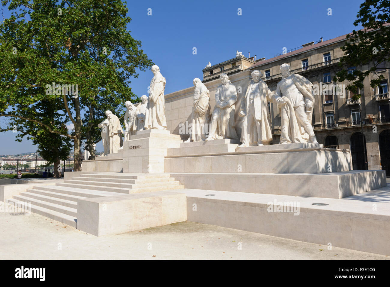 Das Kossuth-Denkmal in Budapest, Ungarn. Stockfoto