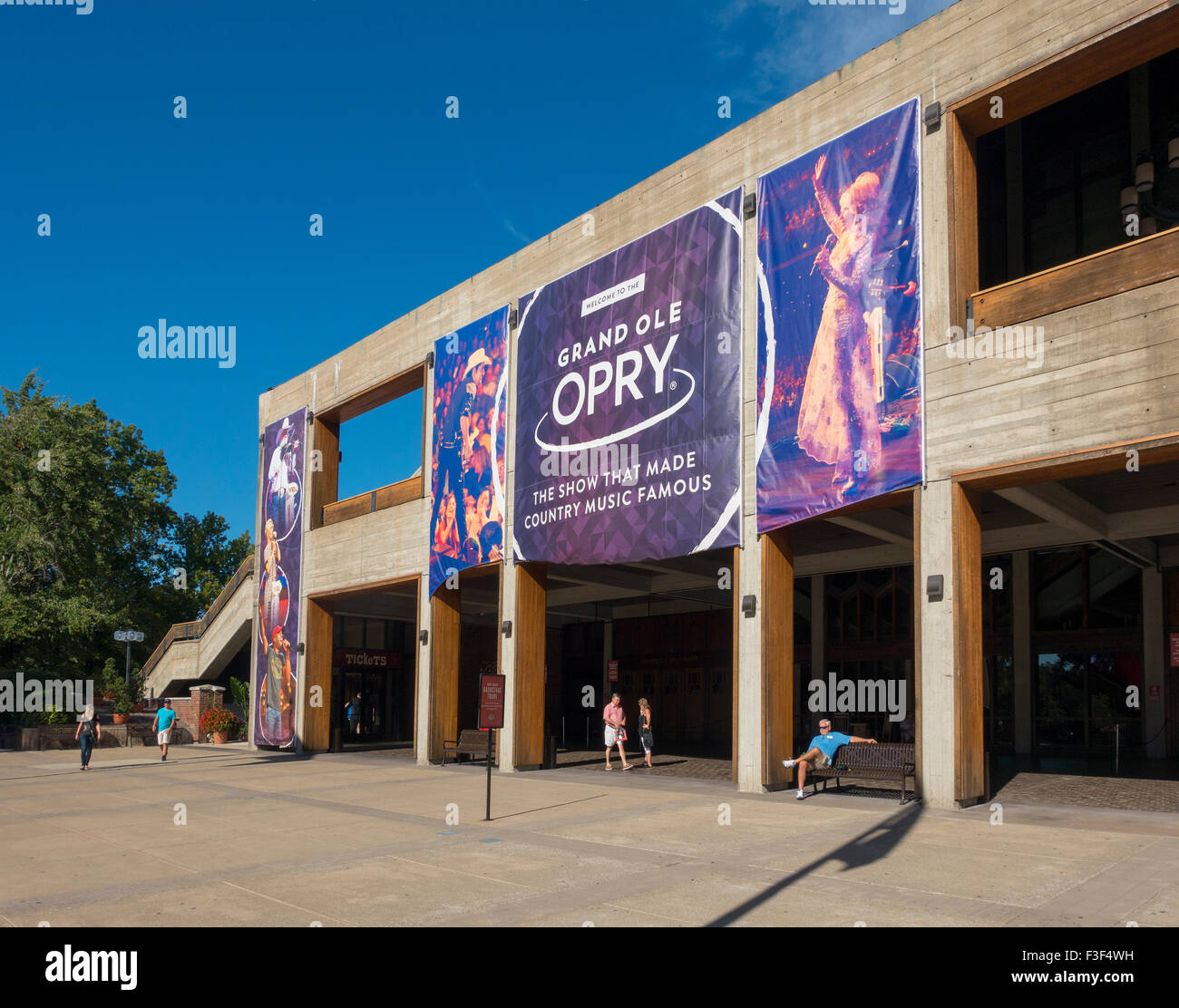 Grand Ole Opry Eingang Nashville Tennessee TN Stockfoto