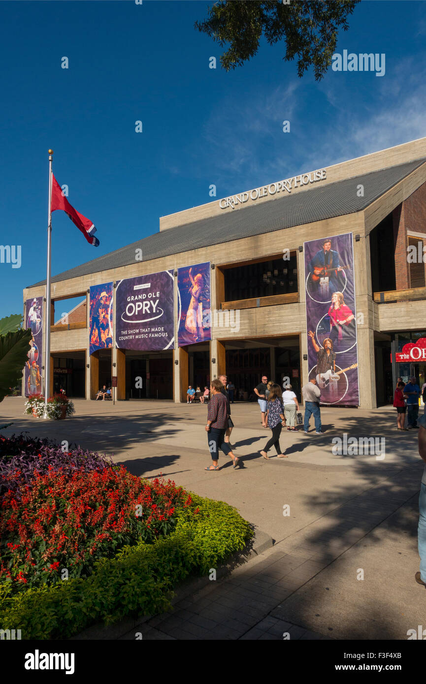 Grand Ole Opry Eingang Nashville Tennessee TN Stockfoto