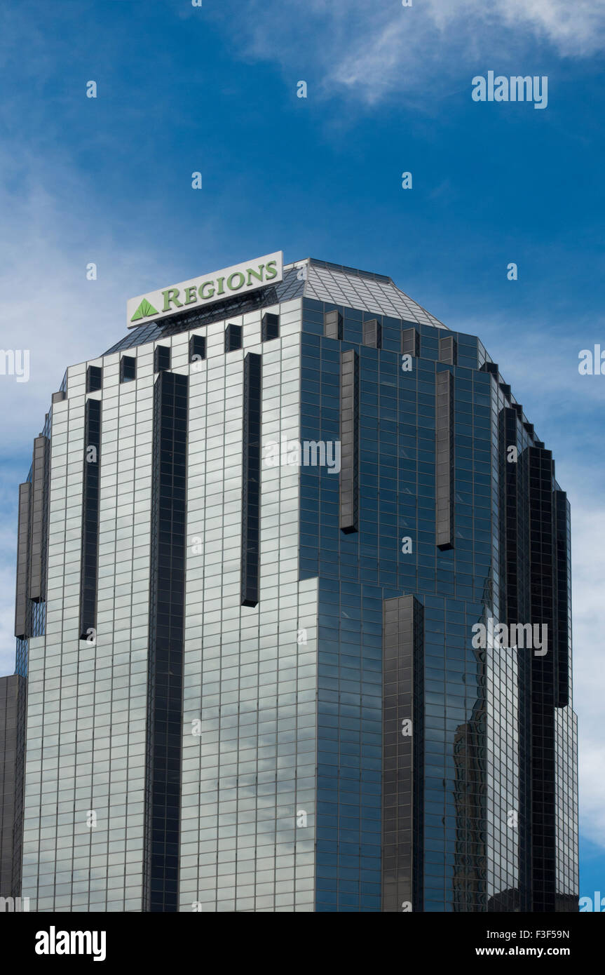 Regionen financial Corporation in Nashville TN Stockfoto Regionen financial Corporation in Nashville TN Stockfoto