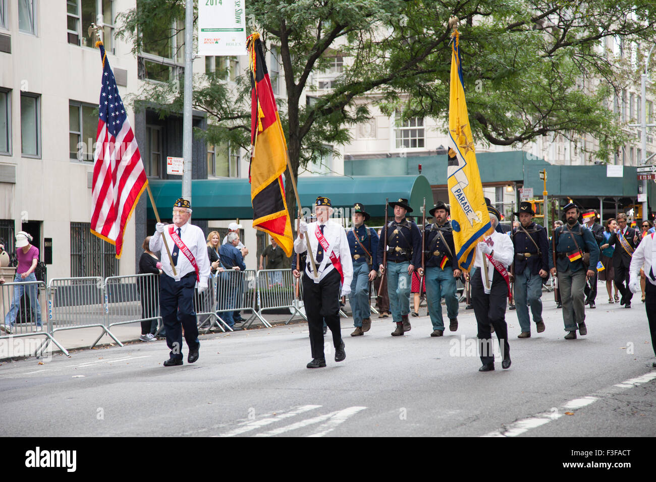 2014 deutschen American Steuben Parade auf der Fifth Avenue in New York City Stockfoto