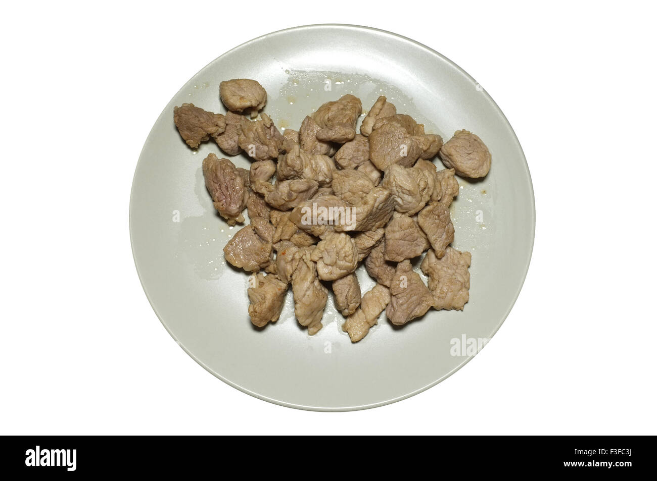 Würfel-steak Stockfoto