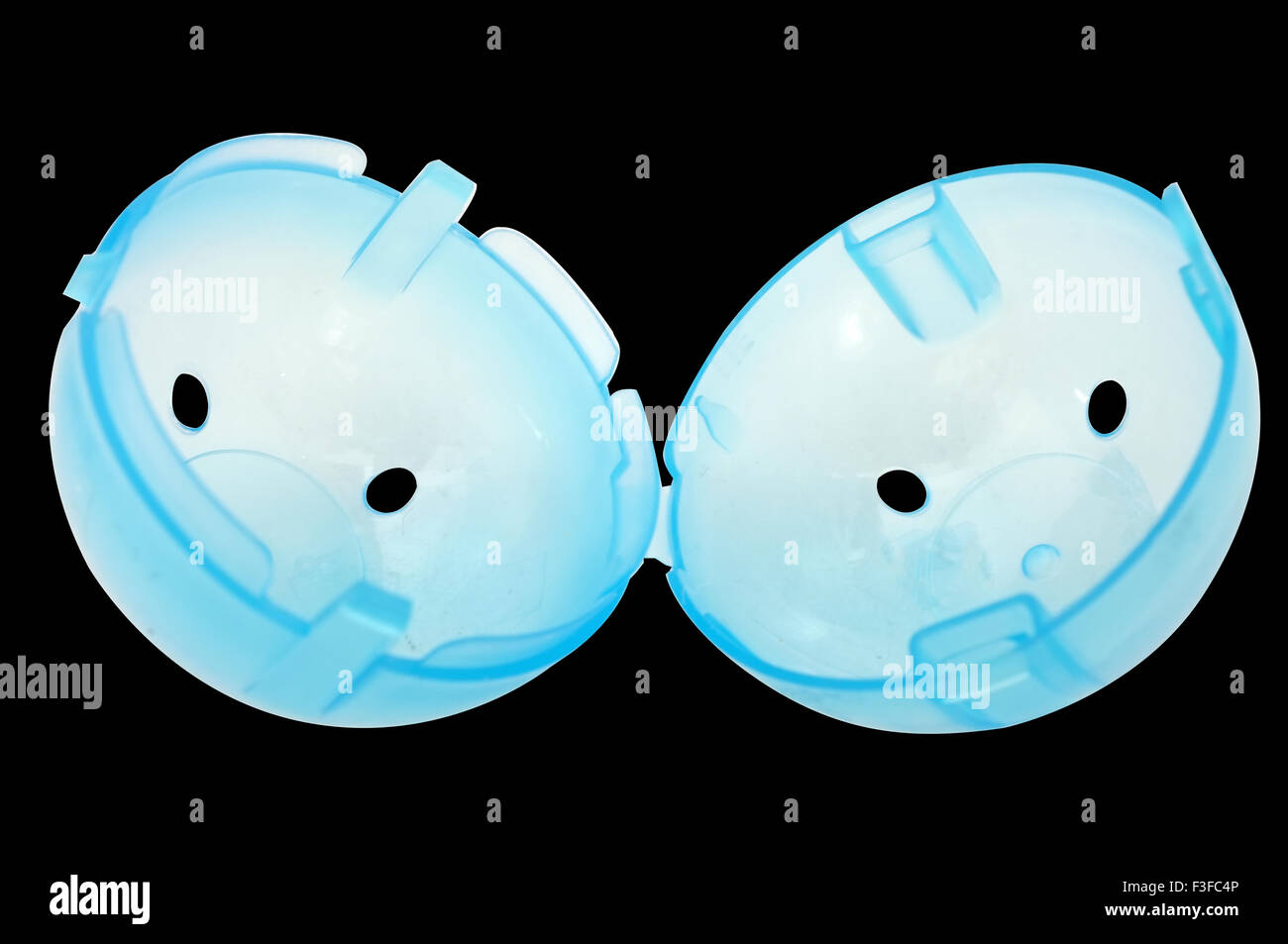 Spielzeug-Ei-Kapsel, Gashapon Stockfoto