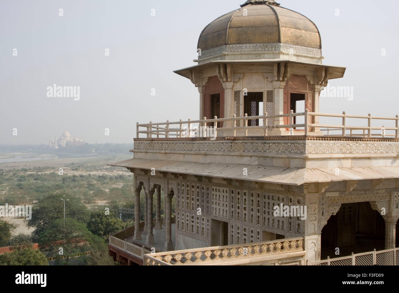 Red Fort, Agra, Uttar Pradesh, Indien, Asien Stockfoto