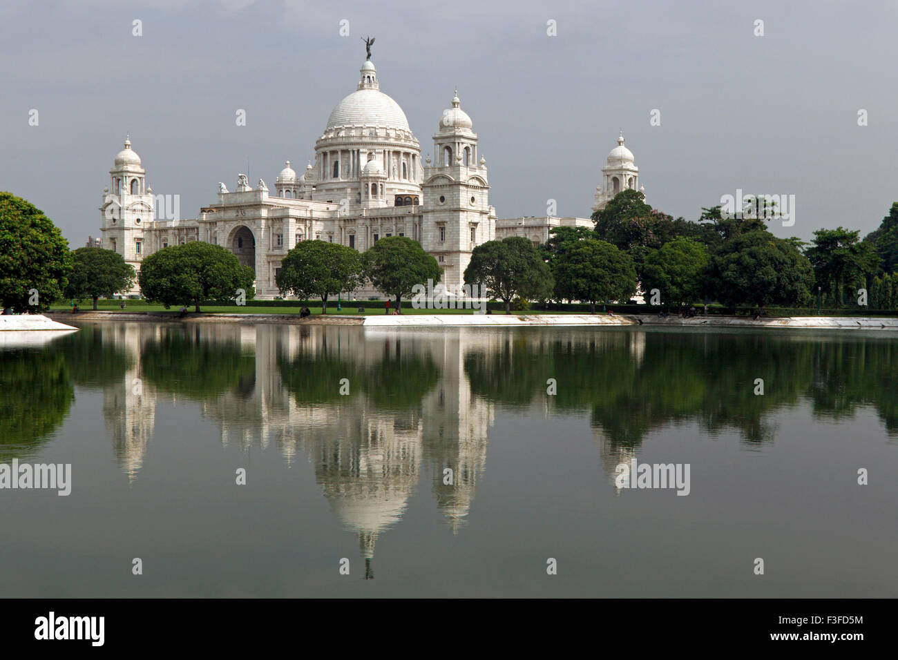 Erbe Victoria Memorial Hal; Calcutta; Westbengalen; Indien Stockfoto