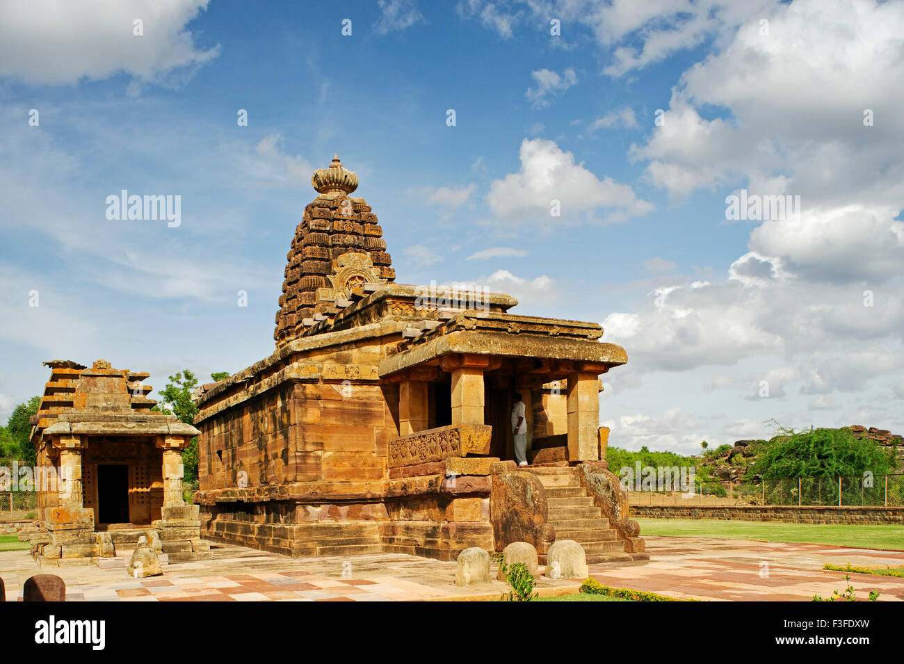 Erbe-Durga-Tempel des 7. Jahrhunderts; Aihole; Karnataka; Indien Stockfoto