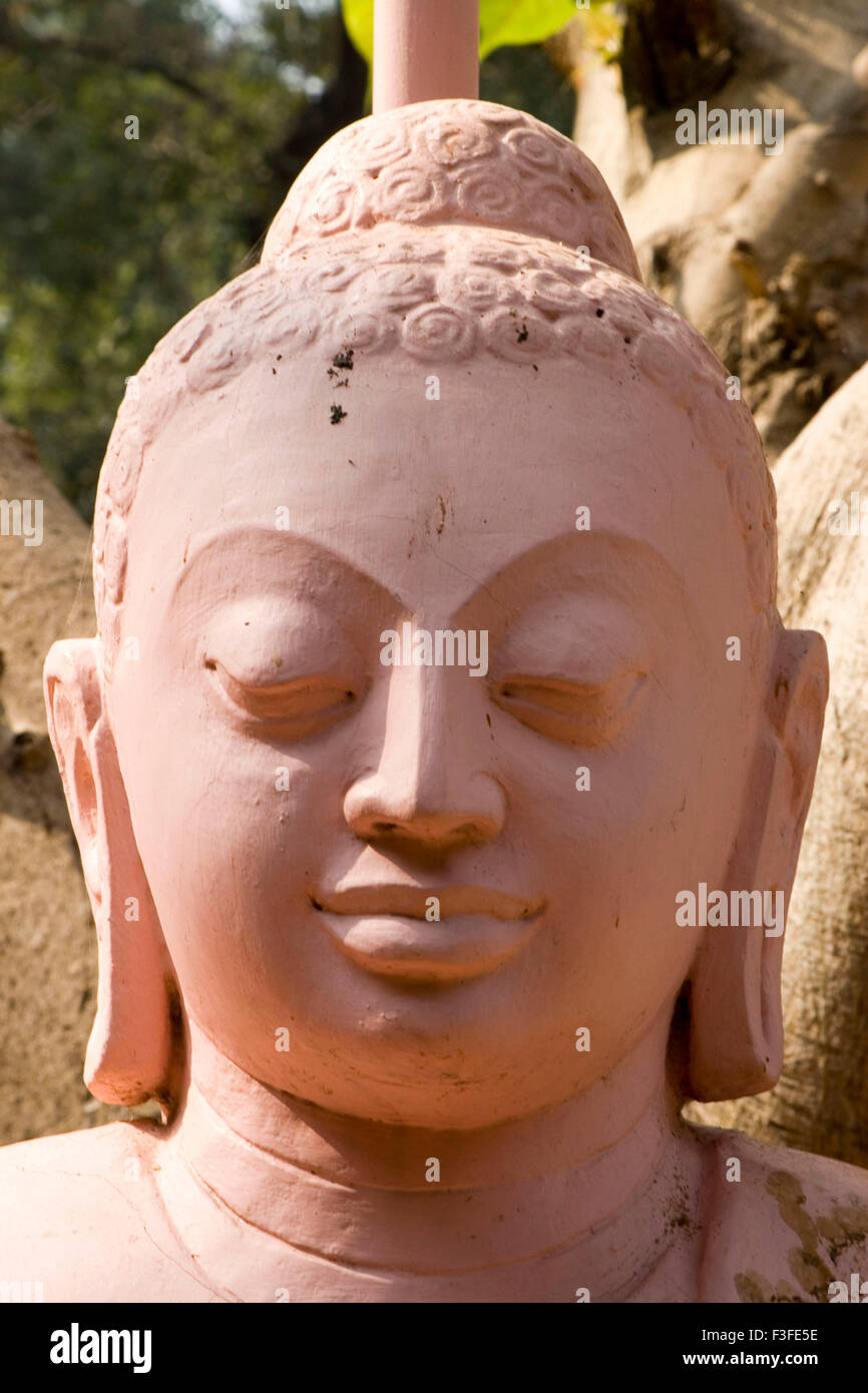 Statue des Buddha in Sarnath; Uttar Pradesh; Indien Stockfoto