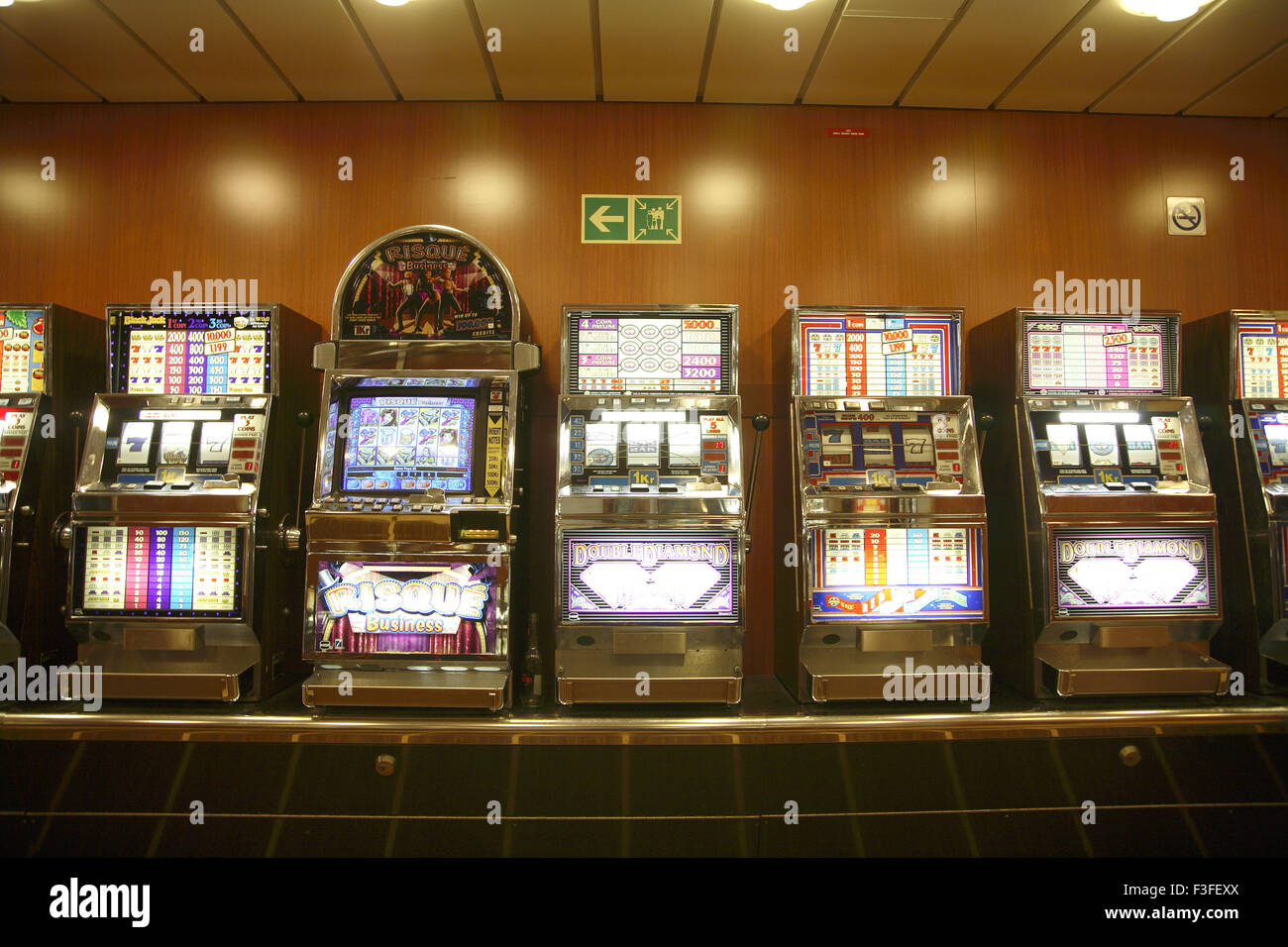 Casino auf Schiff Nr. PROPERTY-RELEASE Stockfoto