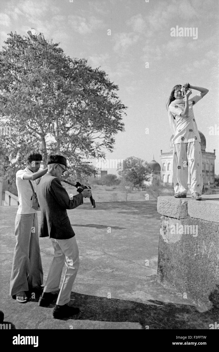 Fotografen A L Syad von Palanpur; Gujarat; Indien nicht Herr Stockfoto