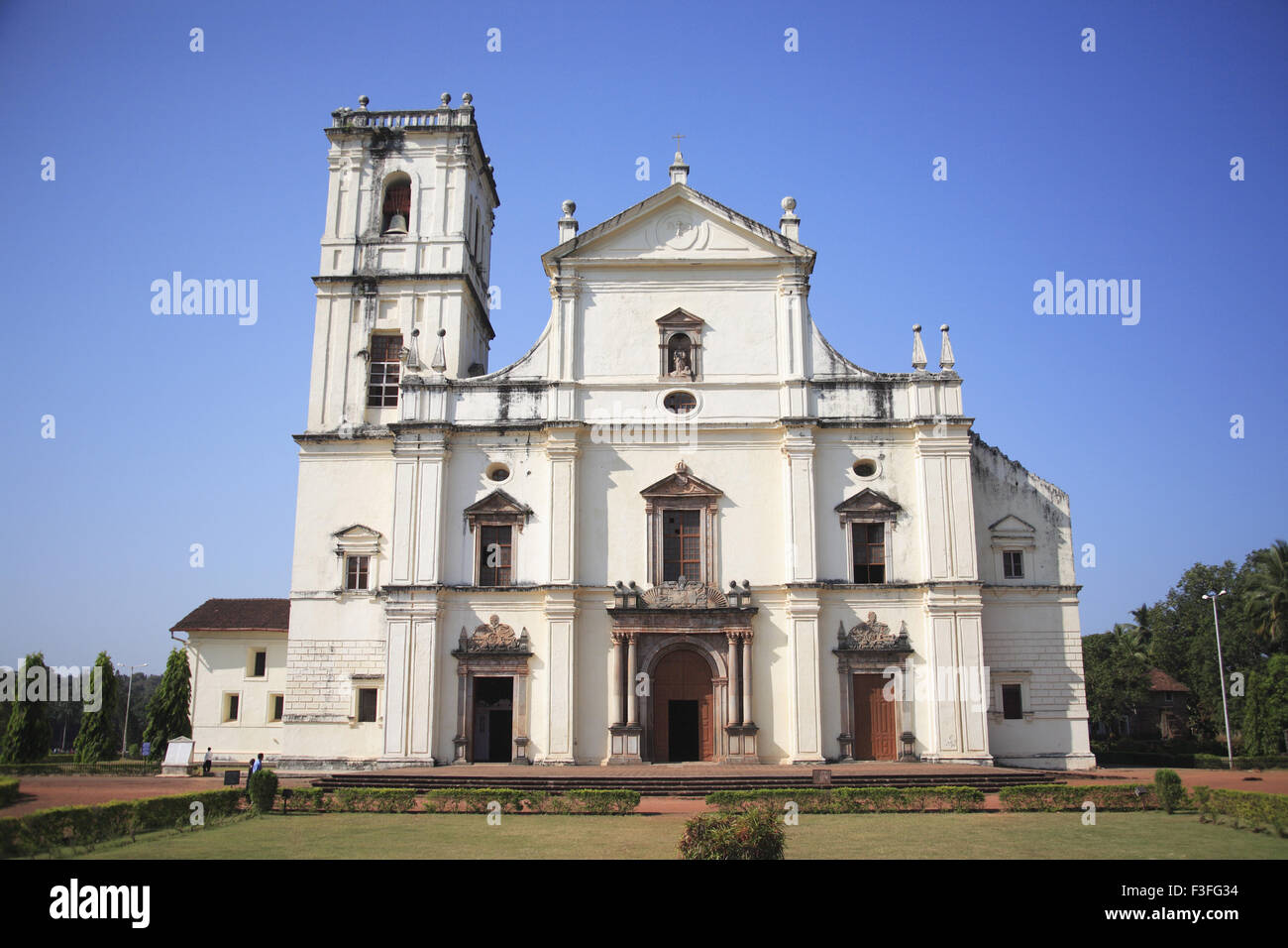 SE Kathedrale, SE Catedral de Santa Catarina, Old Goa, Velha, Indien, Asien Stockfoto