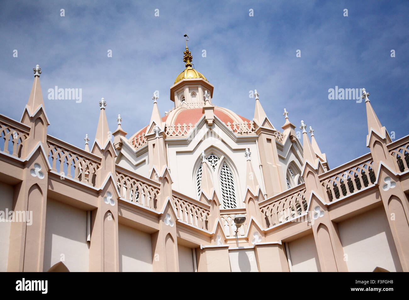 Kathedrale unserer lieben Frau von Lourdes hat interessante unterirdische Schrein; Thrissur; Kerala; Indien Stockfoto