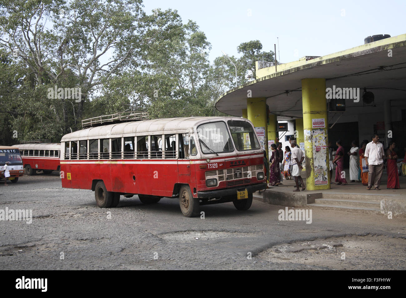 Transport; KSRTC oder Kerala State Road Transport Corporation; Alleppey; Kerala; Indien keine PROPERTY-RELEASE verfügbar Stockfoto