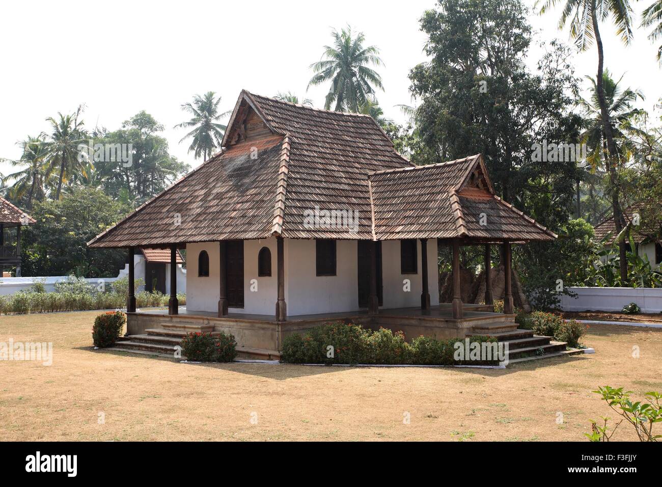 Gästehaus am Puthen Maliga Kuthiramalika Palace Museum in Thiruvananthapuram oder Trivandrum; Kerala; Indien Stockfoto