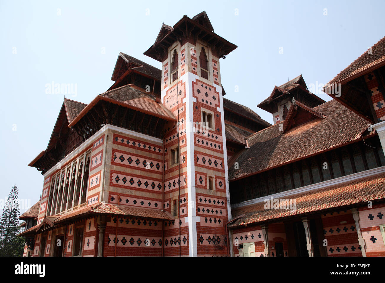 Architektur; Napier Museum Gebäude; Trivandrum oder Thiruvananthapuram; Kerala; Indien Stockfoto