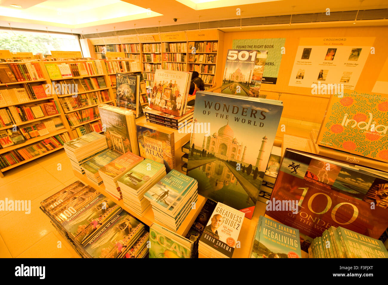 Kalkuttas renommierten Buchhandlung in einem aristokratischen Ortschaft; Calcutta; Westbengalen; Indien Stockfoto