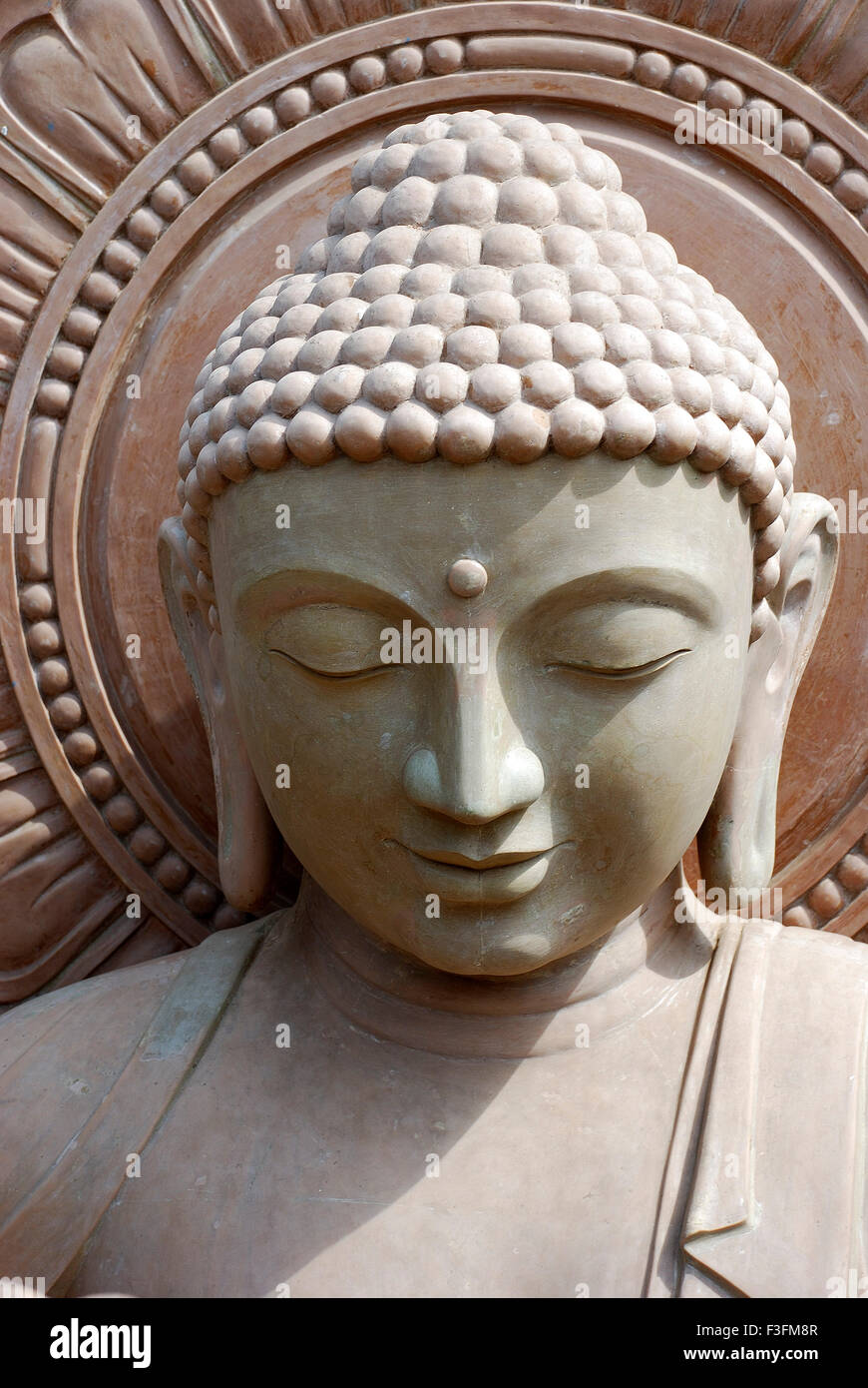 Buddha-Statue, Bihar, Indien, Asien Stockfoto