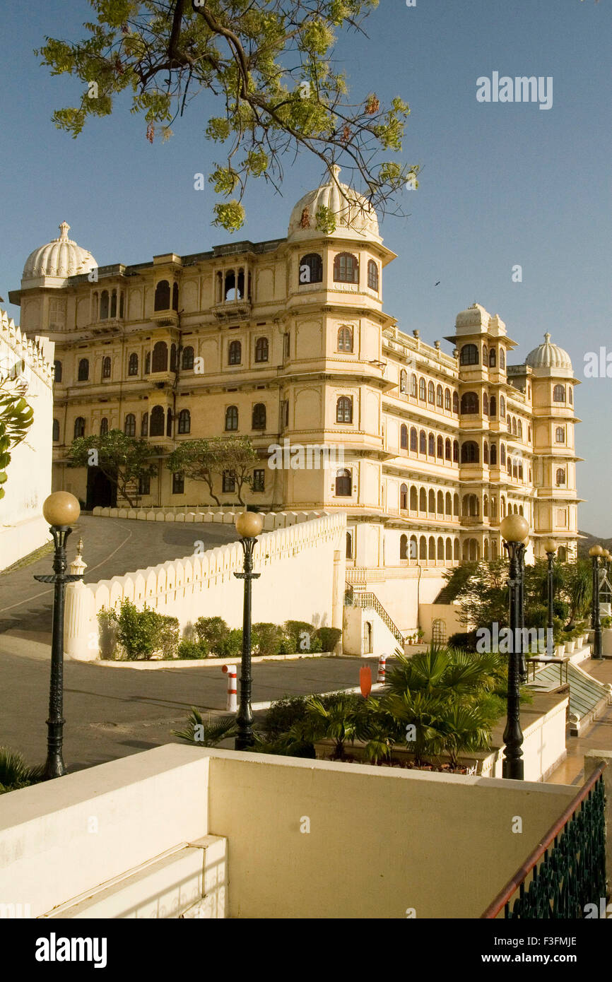 City Palace; alte Stadt; Udaipur; Rajasthan; Indien; Asien Stockfoto