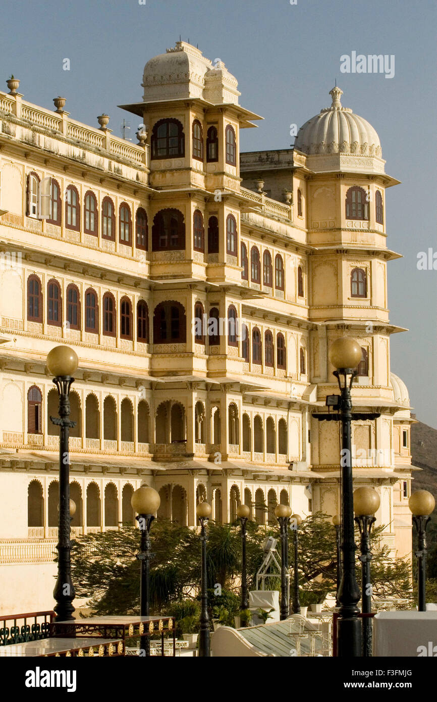 City Palace; alte Stadt; Udaipur; Rajasthan; Indien; Asien Stockfoto