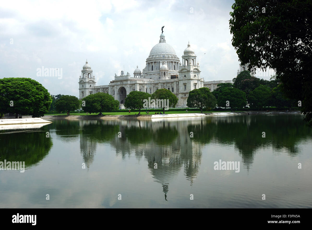 Victoria Denkmal von 1906 bis 1921 erbaut; Calcutta; Westbengalen; Indien Stockfoto