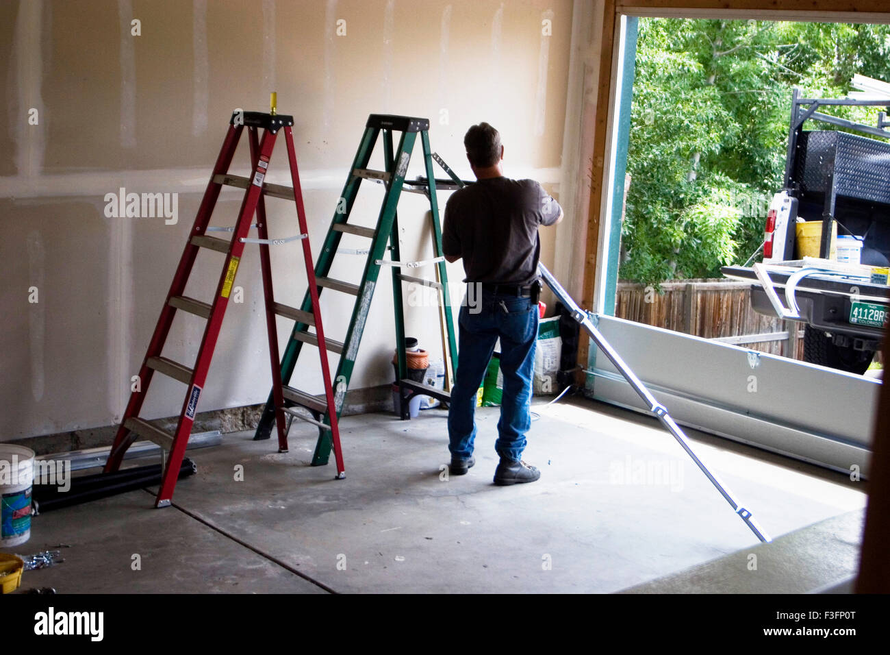 Carpenter, Denver, Colorado, USA, Vereinigte Staaten von Amerika, US, Vereinigte Staaten, Amerika, Amerikaner Stockfoto