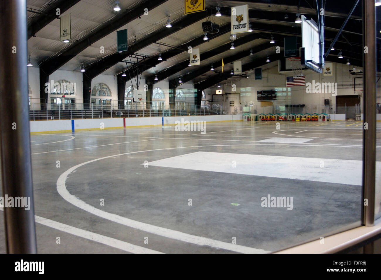 Elysium Skating Rink, Eishockey-Gelände, größte Eislaufbahn der Welt, Denver, Colorado, USA, Vereinigte Staaten von Amerika, US, Vereinigte Staaten, Amerika, Amerikaner Stockfoto