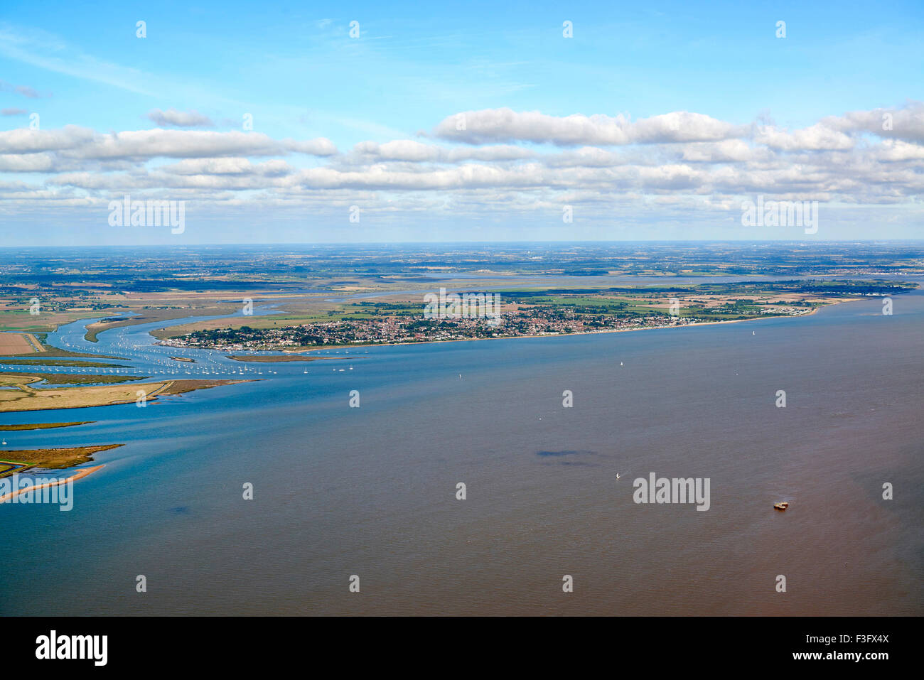 Mersea Island, Bradwell Bay, Essex, Südost-England Stockfoto